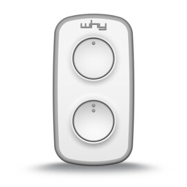 Why Evo Mini universal remote control (replacement remote), Pure Grey
